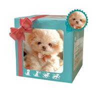 Genérico Realistic Robot Puppy, 2025 New Robot Puppy That Acts Like a Real Puppys, Robotic Dog Realistic Pet for Adults, AI Robotic Dog - Walking, Barking, Tail Wagging (White-A)