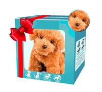 Genérico Realistic Robot Puppy, 2025 New Robot Puppy That Acts Like a Real Puppys, Robotic Dog Realistic Pet for Adults, AI Robotic Dog - Walking, Barking, Tail Wagging (Brown-B)