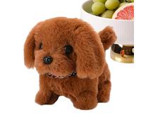 Genérico Realistic Robot Puppy - Electronic Dog Plush Interactive Toy Simulation Durable, Boys Kids Home Travel Nursery Indoor, Companion Pet Walks Barks Wags, Birthday, Soft Simulation | En