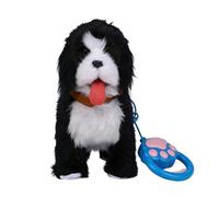 Genérico Realistic Robot Puppy - Electronic Walking and Barking Plush Robotic Pet | Interactive Animal Companion for Kids Girls Adults Home Play Birthday Party Nursery Fun