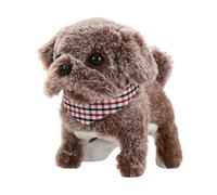 Genérico Realistic Robot Puppy - Plush Dog That Walks & Barks | Simulation Stuffed Puppy Toy | Interactive Electronic Pet For Boys Girls Home Travel Nursery Living Room Bedroom Indoor Companion