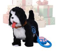 Genérico Realistic Robot Puppy, Realistic Robot Puppys | Electronic Walking Barking Pet | Plush Robotic Puppy | Animal Companion For Kids Girls Adults Home Play Birthday Party Nursery