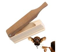 Genérico Realistic Turkey Call, Hardwood Hunting Accessory, Box Call with Authentic Sound, Outdoor Tool Easy Grip, Game Calls with Finish, Hunting Gear for Beginners Wildlife Nature