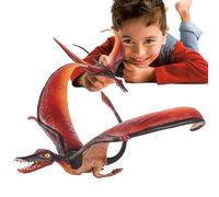 Genérico Realistischer Pterodaktylus Dinosaurier - Flugaurier Spielfigur Aus Umweltfreundlichem ABS | Pädagogisches Urzeit-Spielzeug Für Kinder & Sammler | Natürliche Wasserfarben, 16x15x6cm