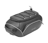 Genérico Rear BikeCargo Bag - Waterproof 10L Capacity Design, Multi Pocket Storage | Bicycle Rack Trunk Bag For Tools, Travel Gear, Commuting, Mountain & Road Cycling Use
