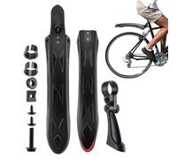 Genérico Rear - Mountain Bike Mudguards | Bicycle Fenders | Reflective Rear and Front Bicycle Accessories for Safe Protection in City Traffic Splash Guards and Reflectors