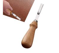 Genérico Rebajador De Cuero | Herramienta de Recorte y Rebaje para Piel - Rebajador de Cuero con Mango de Madera - En Taller, Estudio, Oficina, Correas De Reloj, Carteras Y
