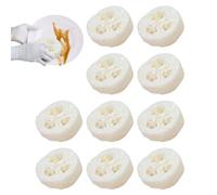 Genérico Rebanadas De Orgánica - 10 Piezas De Cortes Ďe Orgánica para Jabones Đe Bricolaje | Soporte para Jabón Facial Y Herramientas D́e Jabón Personalizadas, Almohadilla D̄e Ļufa, Esponja Ṕara