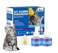 Genérico Recambio De Feromonas Calmante - 48 Ml Difusor Feromonas Gato Calmante, Difusor De Feromona, Pet Relajantes Diffusor Antiestres | Capilla 60 Días La Productos para Mascotas contra Agresión