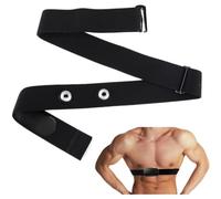 Genérico Recambio pulsometro banda pectoral | Banda Pulsometro para Sensor Frecuencia Cardiaca Compatible para el Pecho | Cinta de Pecho Ajustable para medir el Ritmo cardíaco