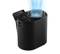 Genérico Rechargeable Clip Fan - 100 Speed Quiet Air Blower for LED Display | Portable Clamp Cooling Fan with Car Camping, Work Office Bedroom Desk for Travel Waist Shirt Use Indoor Outdoor
