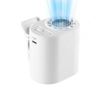 Genérico Rechargeable Clip Fan - 100 Speed Quiet Air Blower for LED Display | Portable Clamp Cooling Fan with Car Camping, Work Office Bedroom Desk for Travel Waist Shirt Use Indoor Outdoor