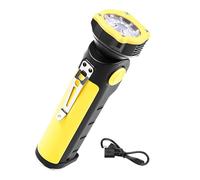 Genérico Rechargeable Handheld Flashlight - 7-Mode 90° Rotating Beam for Outdoor Use | Aerospace Aluminum with IPX6 Water Resistant Seal, Zoomable LED Beam, Camping for Hiking Home Survival Tool