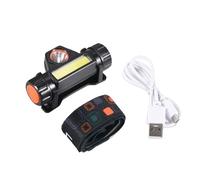 Genérico Rechargeable Headlamp - USB Portable Waterproof Headlight - Headlamp Flashlight, | Strong Bright Flashlight | Adjustable 90° Lamp, Magnet For Camping, Hiking, Fishing, Outdoor Activities