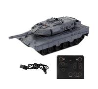 Genérico Rechargeable Model Car - RC Tanks - Remote Control Car 2.4Ghz | with 360 Degree Rotation for Hobby Racing Race Outdoor Play Kids Adults Girls Boys