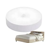 Genérico Rechargeable Motion Sensor Night Light - Sticky Magnetic LED Lamp | ABS Portable Wall Lighting with Warm 3000K and White 6000K, Battery Operated for Staircase Hallway Bedroom