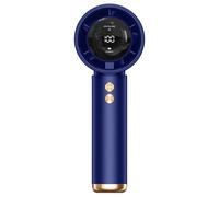 Genérico Rechargeable Turbo Fan, Portable Handheld Fan, Battery Operated With Digital Display, Powerful Cordless Air Circulator for Outdoor Activities, Travel, and Work