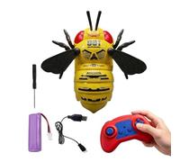 Genérico Rechargeable Wall Car, Climbing Bee Toy, 6.65x6.57 Inches Portable Vehicle with LED Eyes Feature, Crawler, Fun Party Car with Bright Style, Birthday Accessory for Home and Outdoor Play