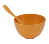 Genérico Recipiente de Plástico Dorado para Mascarilla Facial, Cuenco Anticaída Mediano para Mezcla de Mascarillas Caseras, Herramienta de Bricolaje para Salón y Cuidado Piel