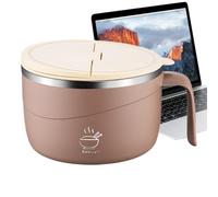 Genérico Recipientes de ensaladas para adultos,de Acero Inoxidable - Recipientes para sándwiches y snacks | para viaje, picnic, camping, senderismo, oficina, escuela, hogar, evento