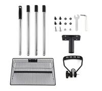 Genérico Recogedor de Gallinero,Pala de Cribado de Estiércol para Gallinero | Paleta De Acero Inoxidable con Recogedor Desmontable para Mascotas Exteriores Limpieza Hogar