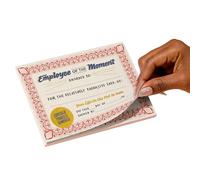 Genérico Recognition Cards Notebook, Motivational Employee Journal, Best Certificate, Appreciation Paper Notebook, Team Reward Planner, Corporate Gift Pad for Company Team Job Members Supervisors Use