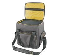 Genérico Record Album Holder, Large Capacity CDs Bag 33x33x25cm, Albums Storage Carrying Bag with Dividers, Holds Up to 45 Record, Perfect for Travel, Collection, and Organizing.