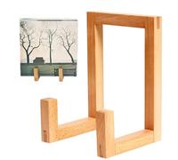 Genérico Record Holder - 13x20.3x15cm Solid Wood Classic Rack, Record Player Stand, Vinyl Album Display Stand | Durable Music Storage Organizer For Bedroom Living Room Musics Roomw Holidays