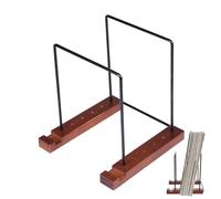 Genérico Record Holder Stand | Tabletop Wooden Record Stand - Space Saving Display Shelf Home, Apartment, Work, Fashionable Holder Shelf For Photo Albums