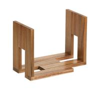 Genérico Record Shelf - Wooden, Expandable LP Storage Rack, Adjustable | Vinyl Album Organizer Cabinet For Books, Magazines, Folders, Desktop, Living Room Bedroom Use