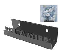 Genérico Record Stand - 7.1x1.77x1.57in Acrylic Shelf, Wall Mount Display, Music Album Organizer, LP Holder, Photo Storage Rack | Durable Stylish Record Shelf for Bedroom Living Room Office Music R