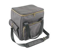 Genérico Record Storage Box, Travel Organizer Bag Cds,12.99x12.99in Albums Carrying Case, Holds Up to 45 Records, Compact Authentic for Travel, Collection, Music Organization