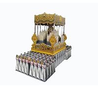 Genérico Recortable Trono Virgen de la Esperanza de Malaga.-
