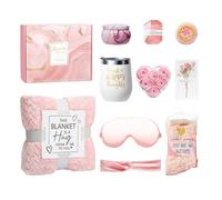 Genérico Recovery Kit for Women | Self-Care Spa Basket - Luxury Relaxation Set with Flannel Blanket for Mom Her Friends Sister