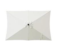 Genérico Rectangular Umbrella Replacement Canopy 2x3m - Polyester Beige Khaki Dark Green Gray UPF30+ - Waterproof UV Protection Tear Resistant Patio Garden Sun Shade Top Cover