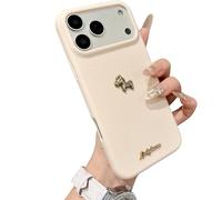 Genérico Red Bottom 3D Gold Lucky Horse Phone Case, 2026 Horse Lunar New Year of The Case for iPhone 13/14/15/16/17 (White,13)