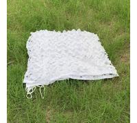 Genérico Red Camuflaje Blanca 2.5m 4m 5.5m 3.5m 6m 8m 12m 10m Antidesgarro Malla de Camuflaje para Caza, Acampada, toldos de Sombra, Pantallas de privacidad en Jardines y decoración temática(4m x 5m)