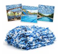 Genérico Red De Camuflaje 1.5x2m 3x5m 4x5m 5x7m 8x8m Red Camuflaje Sombra Exterior, Persianas De Red De Camuflaje Ideales para Sombrillas Que Acampan Caza(W3xH19m)