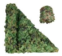 Genérico Red de Camuflaje 210D Oxford Reforzada, 3x3m 4x6m Malla Militar para Caza Decoración Jardín Sombra Valla Ocultación, Toldos de Camuflaje para Fotografía Camping Woodland(12x15M)