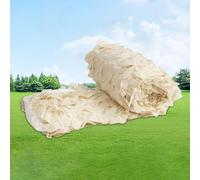 Genérico Red de Camuflaje Beige 1.5x6m, Malla de Camuflaje para Caza, Malla Ocultacion Jardin Exterior para Cámping, Red de Protección Solar Tela Camuflaje Oxford 2x5m 3x12m 4x18m 6x10m(8.5x9m)