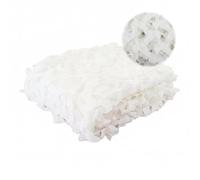 Genérico Red de Camuflaje Blanca para Sombra Exterior, Malla de Camuflaje Militar de Oxford para Caza, 2x6M 4x5M Camping, Jardín, Terraza y Decoración, Toldo de Sombreo y Protección Solar(11x12M)