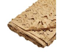 Genérico Red de Camuflaje de Arena Red de Camuflaje Impermeable for Caza 3x4m 4x6m 6x10m 12x20m, Sombra Grande for Sol UV, Protector Solar Red de Malla de Camuflaje for Cubierta de Auto(6m x 18m)