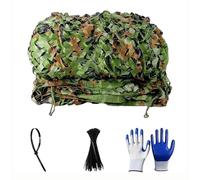 Genérico Red de Camuflaje, Malla de Camuflaje Militar, 210D Oxford Protección Solar Red Camuflaje para Interior Y Exterior para Cámping Caza Bosques Jardines Decoración Abrigo Disparos(7x11m)