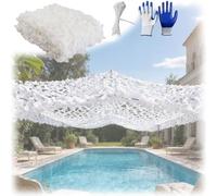 Genérico Red de Camuflaje Malla de Camuflaje Militar Grande Red de Sombra para Hogar Caza Jardín Bosque Camping Cubierta Coche Decoración de Fiesta 1x1m 4x8m 8x10m 15x15m(4x6.5m)