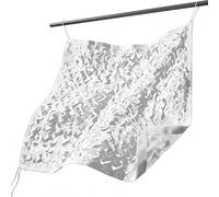 Genérico Red de Camuflaje Militar Blanca Tela Camuflaje Toldo Malla de Sombra Exterior Tela Oxford 210d Engrosada para Jardín Terraza Decoración Fotografía Reforzada Resistente Al Desgarro 2x3m 4x5m