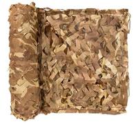 Genérico Red De Camuflaje Militar Malla Camuflaje Arena para Decoración Fiesta Y Eventos, Red De Camuflaje Sombra Transpirable, Sombrilla Exterior para Camping Caza Playa, Jardín(7.5x9m)