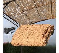 Genérico Red de Camuflaje Militar Reforzada 1.5m 2.5m 3.5m 4m 5m 6m 7m 8m 9m 10m Protección Solar Y Vela de Sombreado Anti-UV Terraza Pérgola Jardín Caza Airsoft Cortina Deco Resistente(4x10 M)