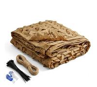 Genérico Red de Camuflaje Militar Reforzada del ejército Alta Gama Protección Solar y Vela de sombreado Anti-UV Terraza Pergola Jardín Caza Airsoft Cortina Deco Resistente Durable(4x7M)