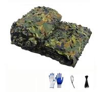 Genérico Red de Camuflaje Militar Woodland, Malla de Camuflaje para Caza, Poliéster Oxford Red de Protección Solar para Cámping Caza Protección Solar Bosques Exterior Decoración Abrigo(3x5m)