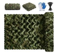 Genérico Red de Camuflaje para Sombra, Red de Camuflaje Reforzada, Red Camuflaje Militar para jardín, Caza, Protección Solar Camping,Tejido Oxford 210D 3x6m 4x6m 6x8m 8x10m 10x15m(5x6M)